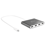 J5 Create Jca366-n Usb-c To 4-port Hdmi Multi-monitor Adapter