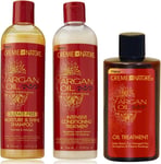 Crème of Nature Argan Oil from Morocco Shampoo (354Ml) + Conditioner (354Ml) + O