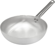 Pentole Agnelli Professional Aluminum High Skipping Saucepan (24cm - Silver)