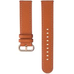 Strap Studio Leather Band for Samsung Galaxy Watch Active 2 40mm & 44mm Brown