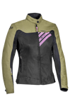 Ixon MC-Jakke Orion Dame, Sort/Brun/Pink