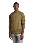 G-STAR RAW Men's Essential Performance Knitted Sweater, Green (smoke olive D22801-D327-B212), L