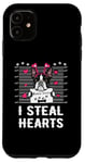 iPhone 11 Boston Terrier I Steal Hearts Valentine Dog Valentines Day Case