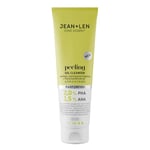 Jean & Len Peeling Gel Cleanser, idéal pour tous les types de peau, libère la peau en douceur des cellules mortes, Peeling chimique, sans parfum, Gel nettoyant végétalien, 125 ml