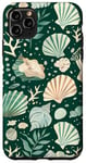 Coque pour iPhone 11 Pro Max Green Pop Art Tropical Coastal Petite-fille Esthétique