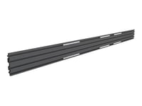 Multibrackets M Pro Series - Triple Screen Rail -kiinnityskisko 348 Cm, Musta