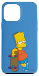 Coque pour iPhone 13 Pro Max The Simpsons Bart Simpson Bleu ciel