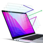 PYS [Lot de 3 Protection D'écran pour MacBook Pro 13 Pouces (2016-2022, M1/M2) / Macbook Air 13 Pouces (2018-2021, M1), Anti-lumière Bleue, Anti-Reflet Film Mat, Résistant Rayures, Anti-Empreintes