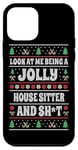 iPhone 12 mini Funny House Sitter Ugly Christmas Design Xmas Themed Case