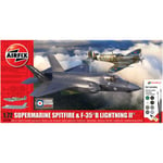 Airfix Supermarine Spitfire F-35B Lightning II Model Kits Then & Now A50190 1/72