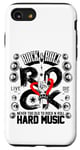 Coque pour iPhone SE (2020) / 7 / 8 Rock and Roll Graphic Tees - I Love Rock N' Roll Designs