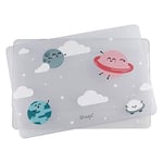 MR WONDERFUL Coque Transparente pour Ordinateur Portable Apple Macbook Pro 13,3 Pouces (2016) avec Dessin de planetes.