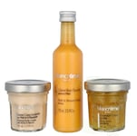 Blancreme Bath & Body Essentials Set 155 ml Body Soap 75ml/Body Cream 40ml/Body Scrub 40ml - Honey