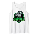 Swole Power Weightlifter, Fitness Gym Weights Tank Top