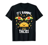 It's Raining Tacos Funny Taco Weather Forecast Mexican Kids T-Shirt