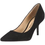 Buffalo London 17004-826 KID SUEDE, Women’s Pumps, Black/Black 01, 4 UK (37 EU)