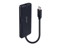 Lindy 43358, Koblet Med Ledninger (Ikke Trådløs), Usb 3.2 Gen 1 (3.1 Gen 1) Type-C, 100 W, 1.4/2.3, 10,1000 Mbit/S, Sort