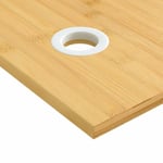 Bordplade til skrivebord 80x40x1,5 cm bambus