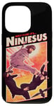 iPhone 13 Pro It's Ninjesus 80s Action Movie Atheist Christian Ninja Jesus Case