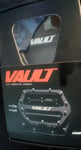 DMR: Vault - Black Pedals. Big (105x105mm) Platform. 435g (pair). 9/16" Axles.