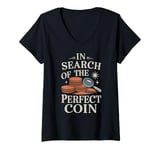 Womens In Search Of The Perfect Coin Collectors V-Neck T-Shirt