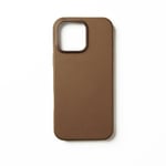 Mujjo Full Leather Case (iPhone 16 Pro) - Brun