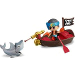 Pinypon Action - Pirate Boat avec 2 personnages pour garçons et filles de 4 à 8 ans (Famosa 7000155