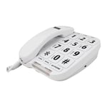 BIG BUTTON LANDLINE HOME CORDED TELEPHONE LARGE JUMBO ELDERLY FRAIL DESK WALL UK