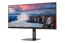 AOC Value-line U34V5C/BK skærm - WLED - 34" - AMD FreeSync - VA - 4ms,1ms - WQHD 3440x1440 ved 100Hz