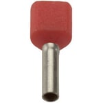 61802010 LappKabel Embout double d'extrémité de câble 1 x 1 mm² x 8 mm partiellement isolé rouge 500 pc(s)