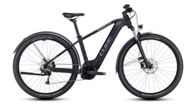 Vtt electrique semi rigide cube reaction hybrid performance 500 allroad shimano alivio 9v 500 wh 27 5   noir 2023