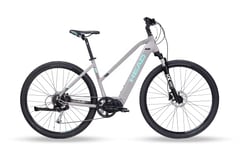 HEAD E I-Peak 2.0 Joy Vélo de Cross électrique pour Femmes, Gris Mat/Menthe, 54