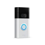 Certified Refurbished Ring Video Doorbell (2nd Gen) by Amazon | Wireless Video Doorbell Security Camera with 1080p HD Video, battery-powered, Wifi, easy installation | Works with Alexa