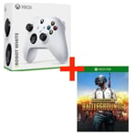 Manette XBOX SERIE S Blanche + Code Playerunknowns Battlegrounds