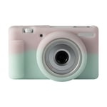 Étui en silicone pour appareil photo pour Sony ZV-1F/ZV1 M2 Soft Silicone Skin Protective Body Cover - Type Jello Pink Green