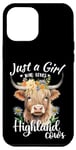 iPhone 12 Pro Max Just a Girl Who Loves Highland Cows Scottish Highland Cows Case