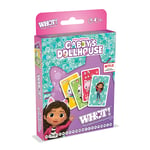 Défiez amis et famille avec le jeu de cartes Whot! Gabby et la maison magique ! Retrouvez Gabby, Pandy Pattes, Marine ou Bébé Boîte !