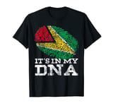 It's In My DNA Guyana Country Flag Genes Vintage Guyanese T-Shirt