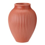 Knabstrup Keramik - Ripple vase 27 cm korall