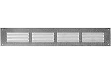 Grille d'aération galvanisée 400 x 100 mm avec moustiquaire Grille en métal