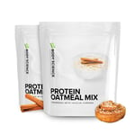 2 x Protein havregrøt Body Science - Proteinrik frokost - Cinnamon Bun