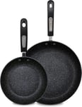 Scoville NEVERSTICK 2 Piece Frying Pan Set, 20cm & 28cm Frying Pans, Non-Stick