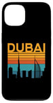 Coque pour iPhone 13 Dubaï Emirats Arabes Unis Skyline City Retro Arabes Emirats Architecture