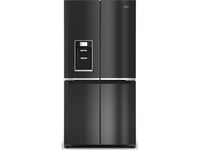 Whirlpool Šaldytuvas | Wq9i Fo2bx Ef | Energy Efficiency Class E | Free Standing | Side By Side | Height 187.6 Cm | No Frost System | Šaldytuvas Net Capacity 355 L | Šaldiklis Net Capacity 237 L | Ekranas | 41 Db | Juodas