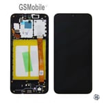 Original Display Screen LCD Touch Schermo Samsung Galaxy A20e A202F Black