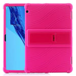 Red Rose Pc Silicone Case Yhteensopiva Huawei Mediapad T5 Blue:N Kanssa