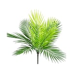 2PCS Palmiers Artificiels, Arbustes en Plastique Herbe Arbre Faux Verdure, Extérieur Intérieur Maison Jardin Véranda Parterre Mariage Guirlande