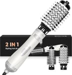 2 in 1 Air Styler Hair Dryer Brush, Atopskins Hot Air Brush with 360? Airflow 2