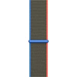 GENUINE APPLE SPORT LOOP BAND - WATCH STRAP - OLIVE, REGULAR (44mm)