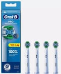 Oral-B Pro Precision Clean Electric Toothbrush Refill Replacement Heads, 4 Pack